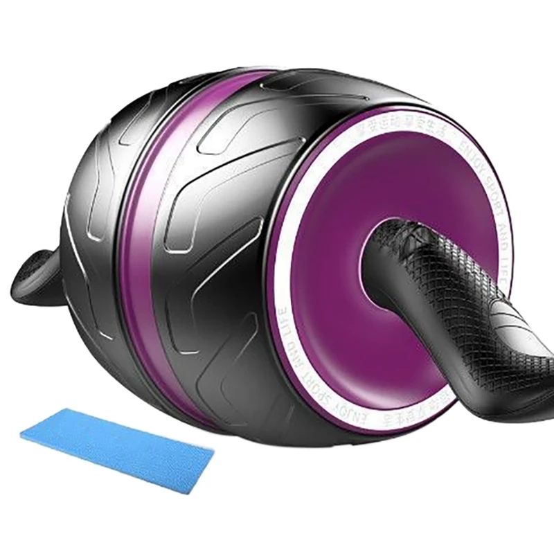 

NEW-Perfect Fitness Ab Roller Wheel With Built In Spring Resistance At Home Core Workout Equipment Auto Mute Rebound