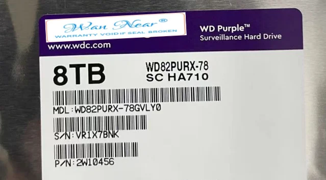 

For WD82PURX 8T AI surveillance purple video recorder 3.5''