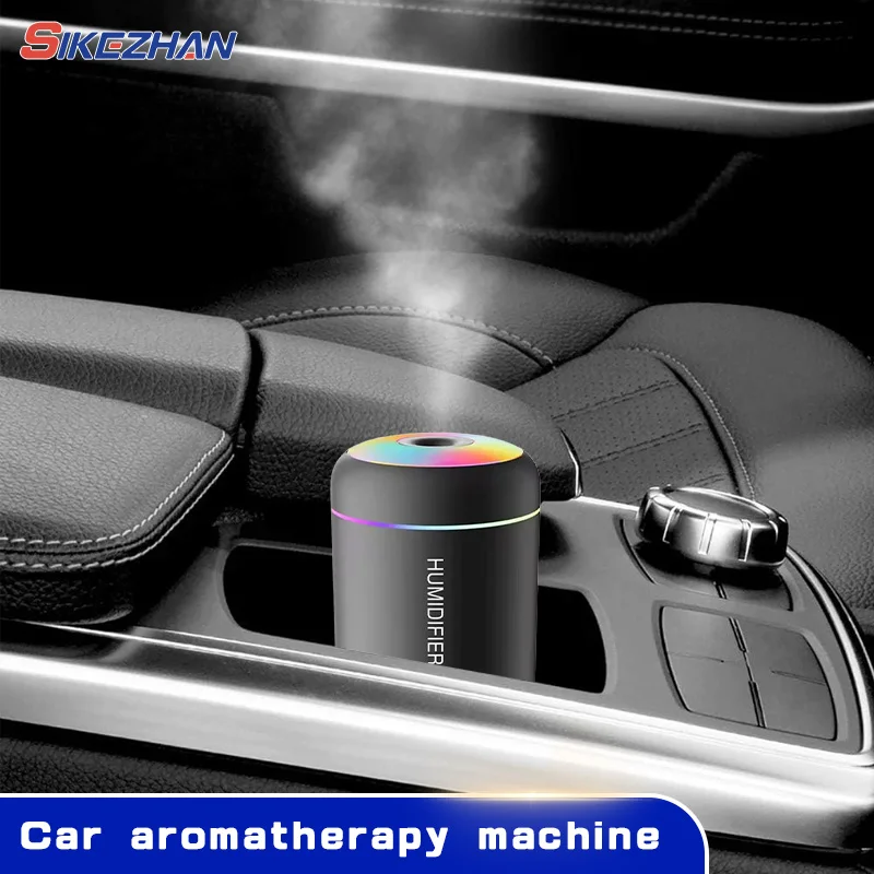 180ML Mini Air Humidifier USB Aroma Diffuser Essential Oil Purifier Mist Maker Colorful Lights Humidificador For Home Car Office