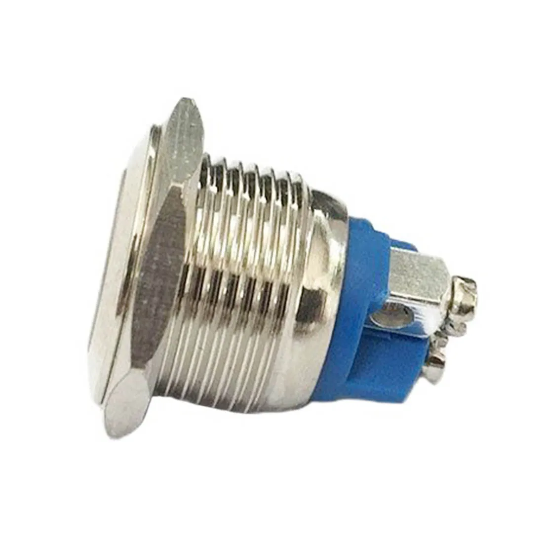 5pcs 16mm Start Horn Button Momentary Stainless Steel Metal Push Button Switch Reset Switches