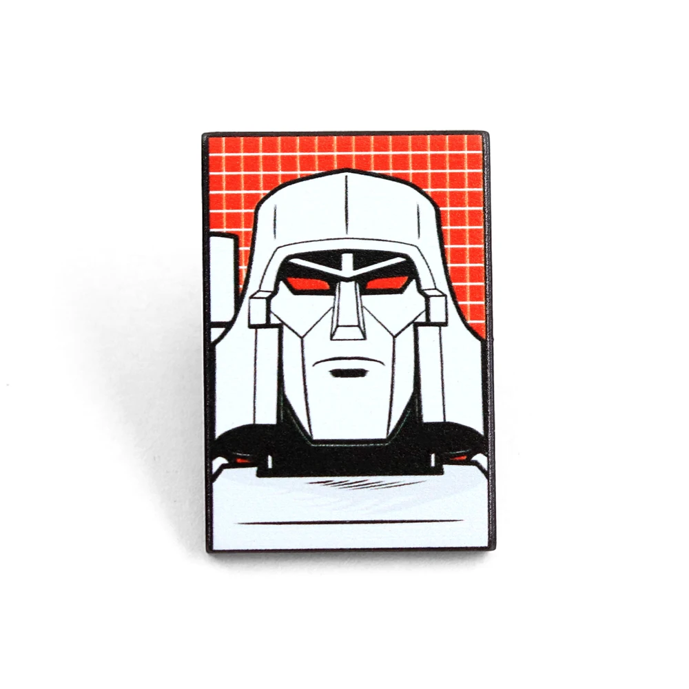 Classic Cartoon Anime Character Brooch Megatron Avatar Metal Badge Cartoon Peripheral Enamel Pin Fans Backpack Decoration Gift