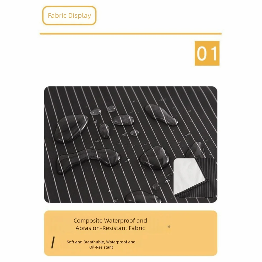 Waterproof Kitchen Cooking Apron Stain-proof Breathable Household Work Apron Protective with Detachable Towel