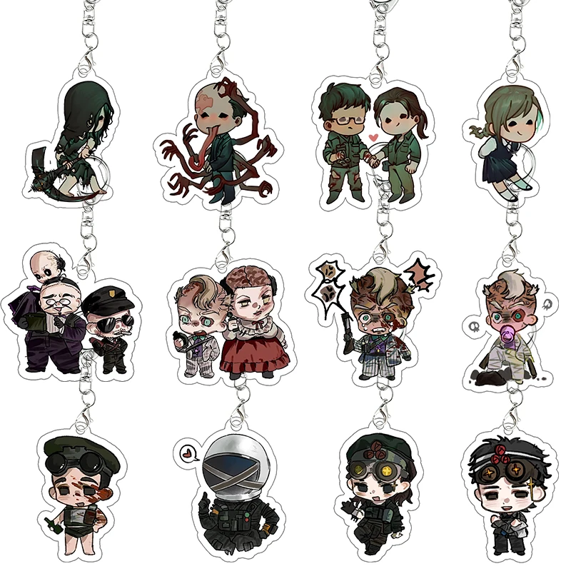 The Outlast Trials Acrylic Keychain Mother Gooseberry Sullivan Knoth  Chibi Character Key Ring Collectible Pendant Birthday Gift