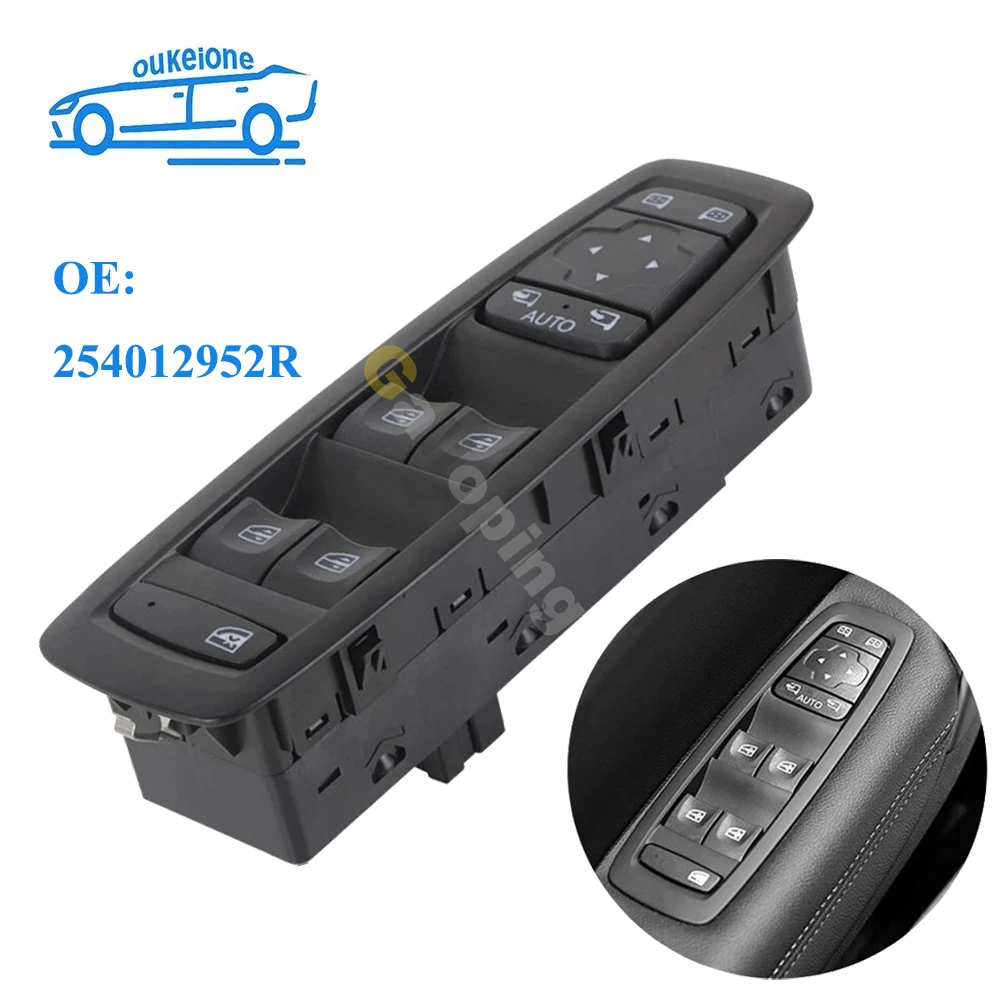 

For 2015-2022 Renault Megane 4 Kadjar Scenic Talisman Electric Power Window Glass Lifter Control Switch Accessories 254012952R