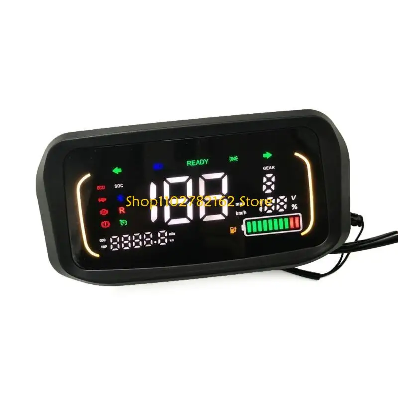 

547B N7 Electric Vehicle LCD Display Meter Speed Control Panel Dashboard Instrument Panel For DIYer Enthusiasts and Commuters