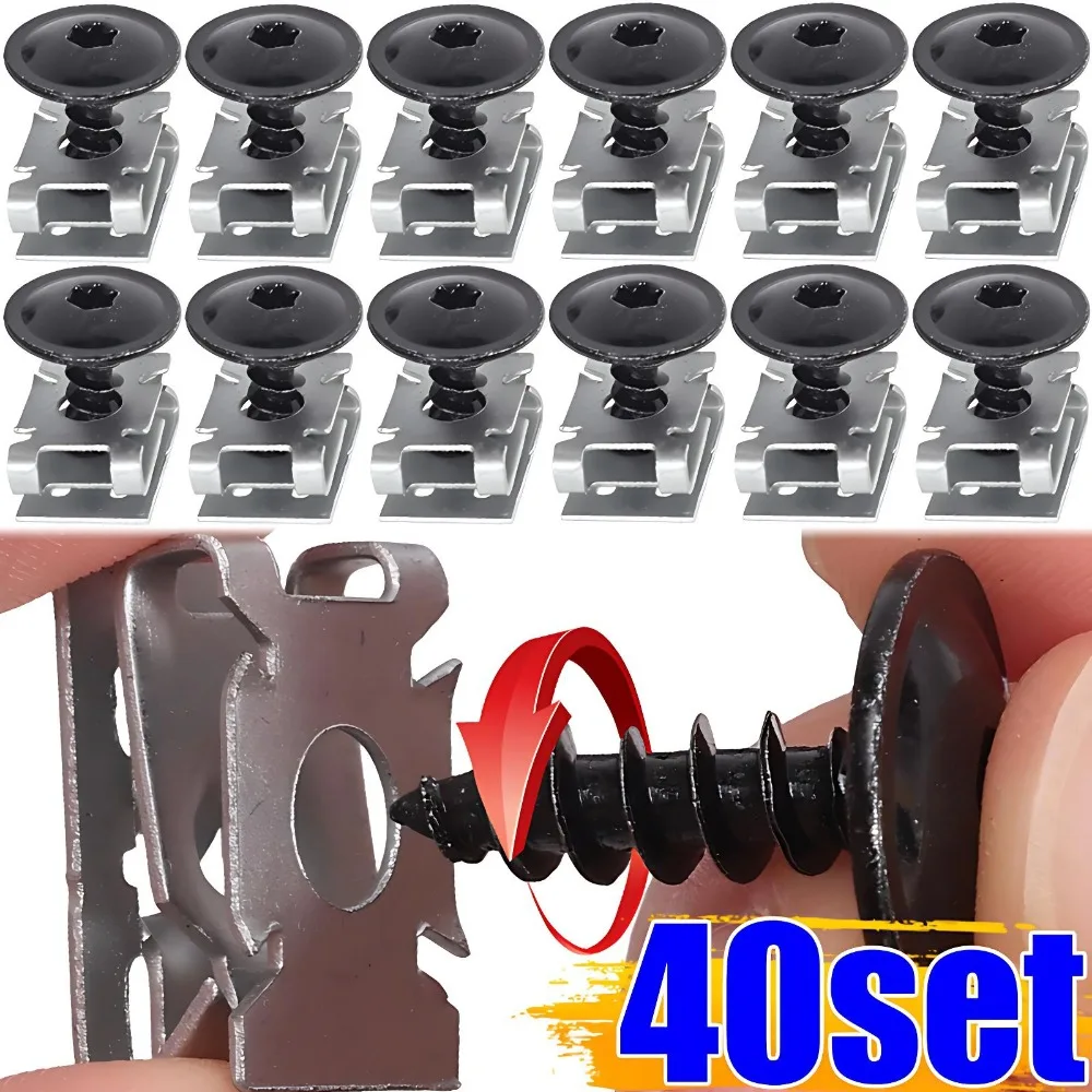Car Self Tapping Torx Screws Speed Nut Kit N90974701 Belly Pan Splash Guard Retainer for VW Auto Underbody Bumper Fasteners