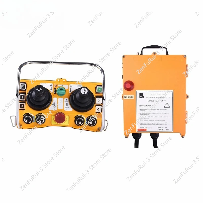 F24-60 Tower Crane  Remote Control Industrial Wireless Joystick Dual Rocker Radio Overhead Bridge Crane controller