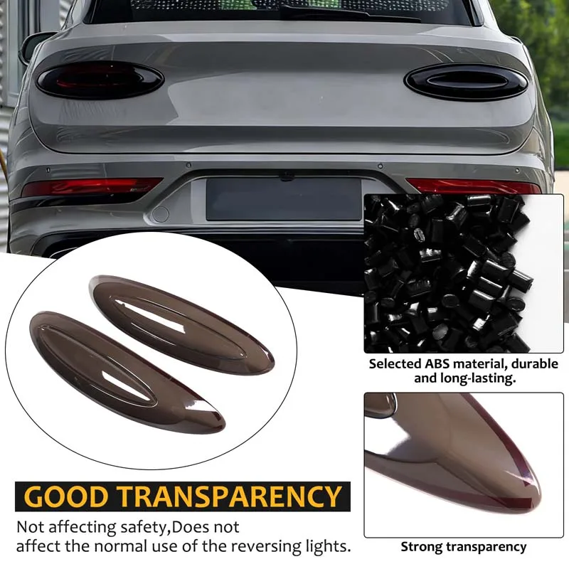 

Car Accessories For Bentley Bentayga 21-23 Car Rear Tail Light Lamp Shade Brake Indicator Light Tail Lamp ABS Blackened Cover