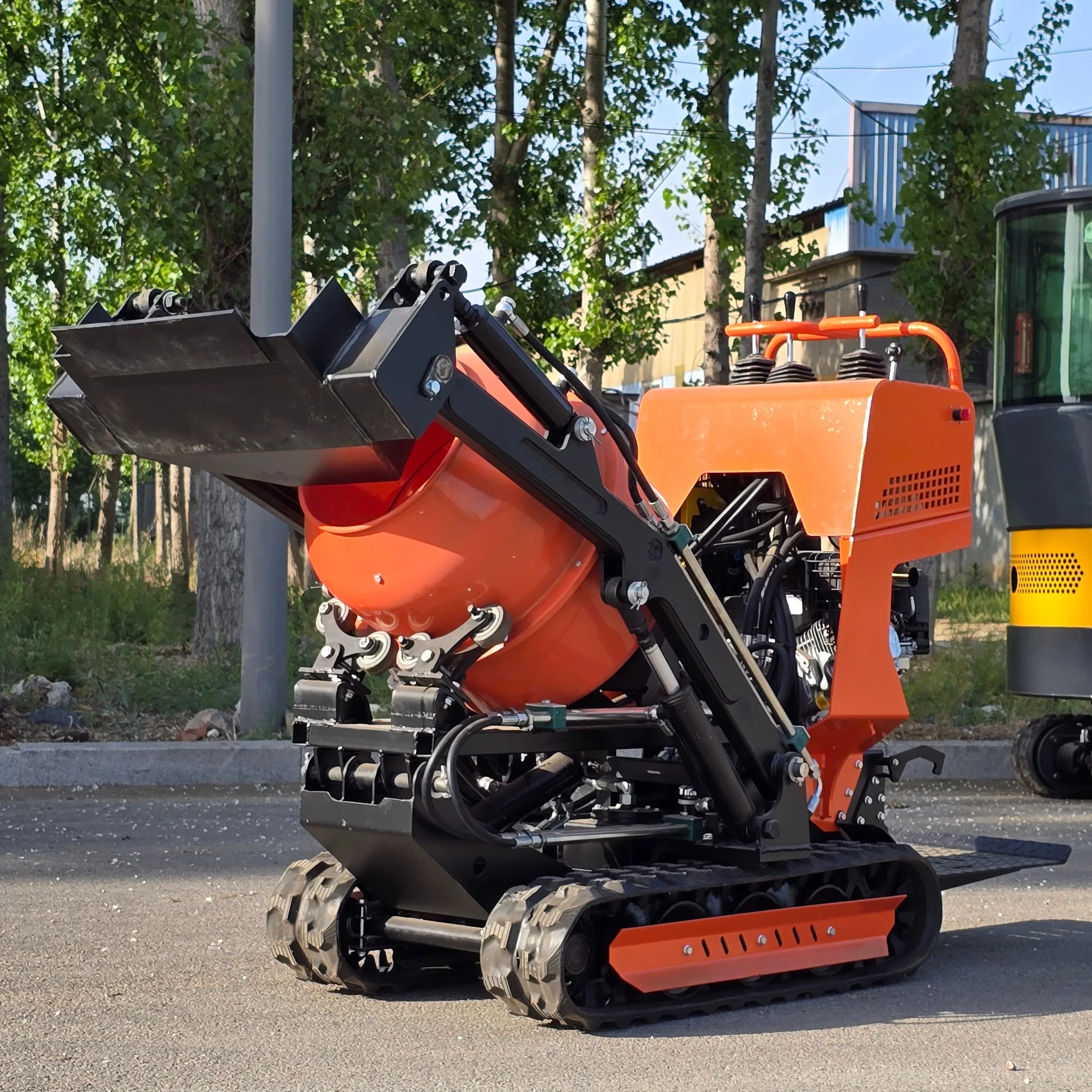 Customized Factory Construction Portable Concrete Mixer Truck Mobile Cement Machine