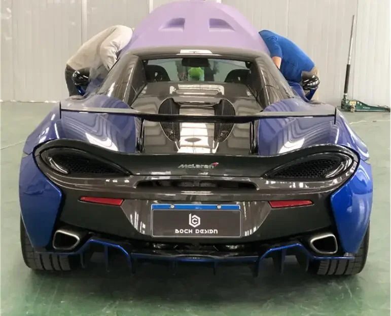 

FOR McLaren 540 570s 570gt 2016-2021 REAL CARBON Car FIBER REAR WING TRUNK LIP TAIL SPOILER Roof Top Body Kit