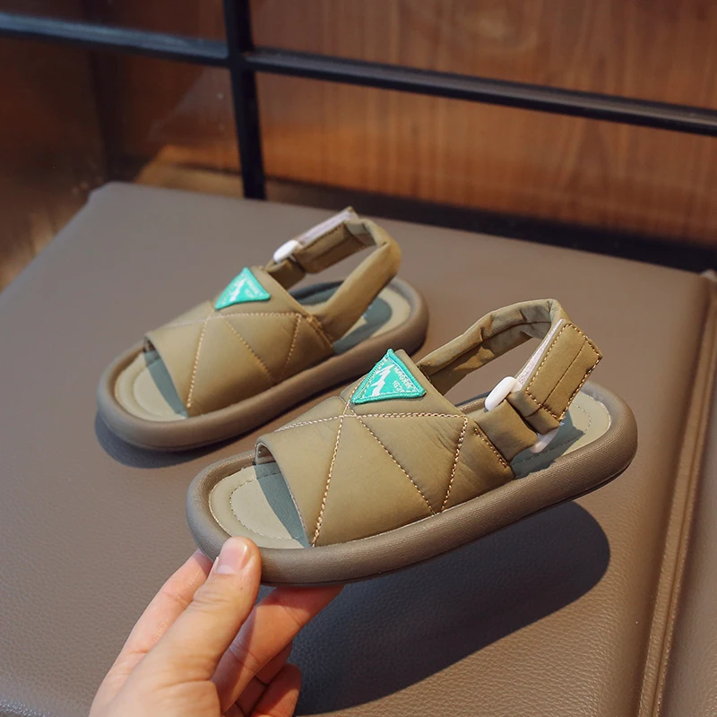 

Summer Children Boys Girls Mesh Sandals Comfortable Beach Shoes for Outdoor Trip Toddlers School Sport Sandals for Kids 22-36