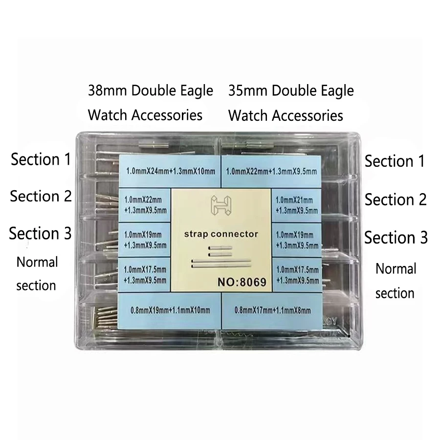 Watch parts The metal component connecting the case and strap is suitable for 35mm and 38mm Double Eagle watches