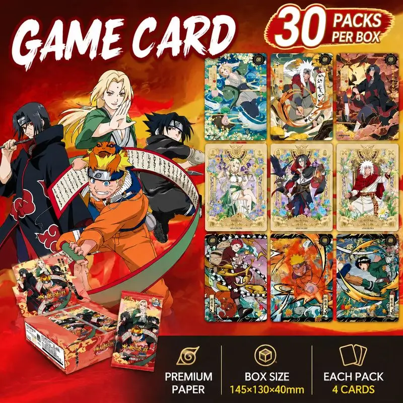 Official Genuine Kayou Hokage Peripheral Inheritance Anime Rare Collection Card Soldier Chapter Card Nine Bullet Daily Gifts