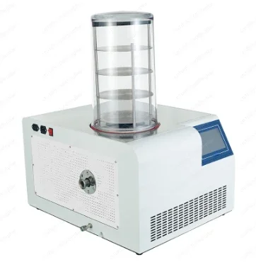 Laboratory Food Fruit Drying Machine Starch Herb Dehydrator Vacuum Freeze Dryer Mini Freeze Drying Machine