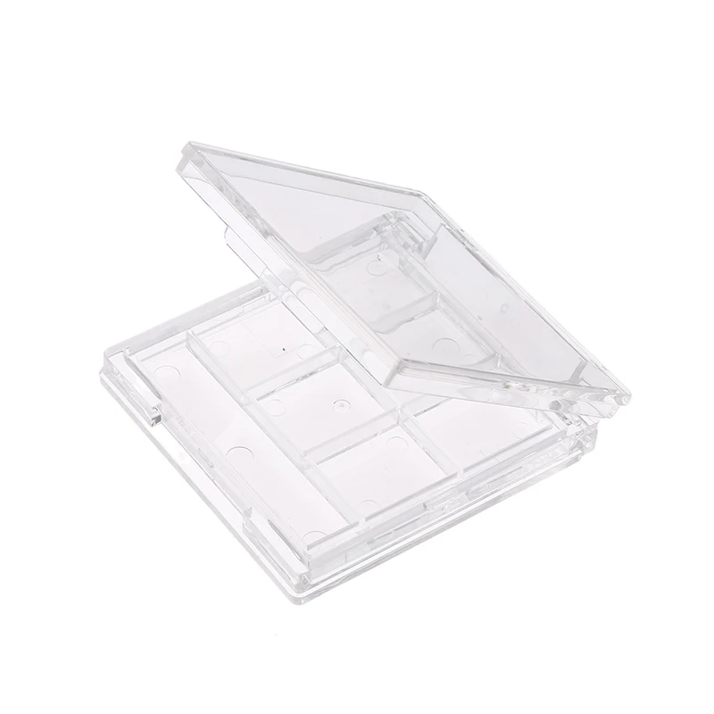 6 grades vazio sombra caso paleta prato de armazenamento de maquiagem dos olhos para mulheres meninas maquiagem iniciantes diy ferramenta de sombra de olho
