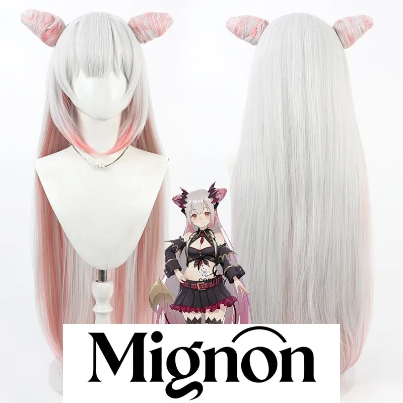 

VTuber Suou Pandora cosplay wig detachable double buns scalp Halloween gift