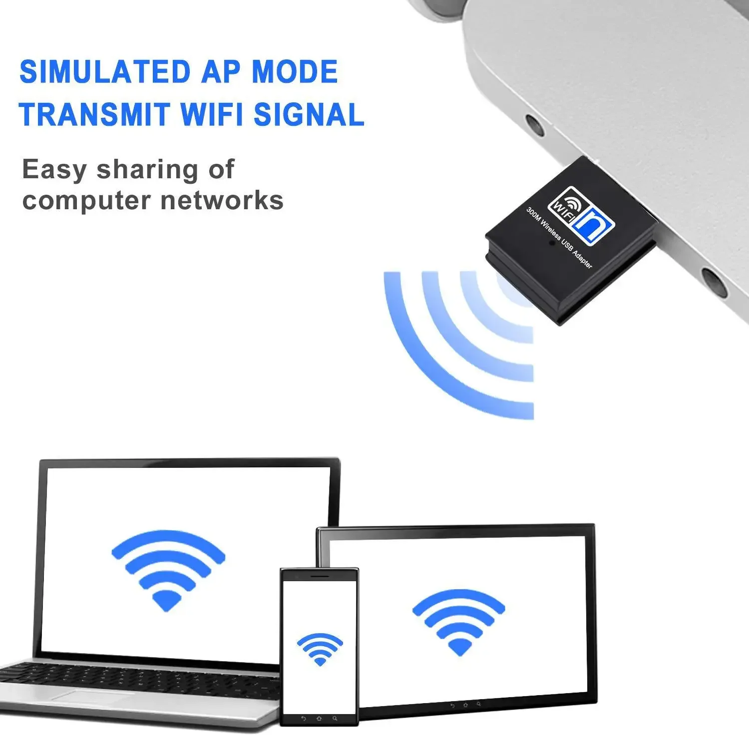 300Mbps USB صغير لاسلكي واي فاي محول واي فاي شبكة LAN بطاقة 802.11b/g/n RTL8188 محول بطاقة الشبكة للكمبيوتر المكتبي
