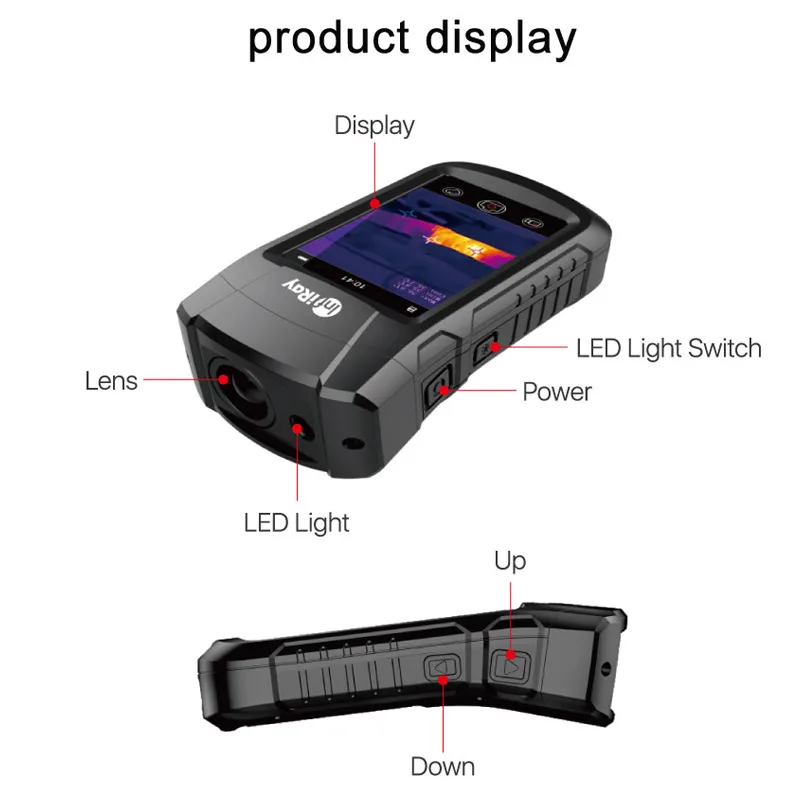 INFIRAY Xinfrared V2 Infrared Thermal Imager HD Night Vision Thermal Camera Outdoor Search Circuit Detection Support WIFI