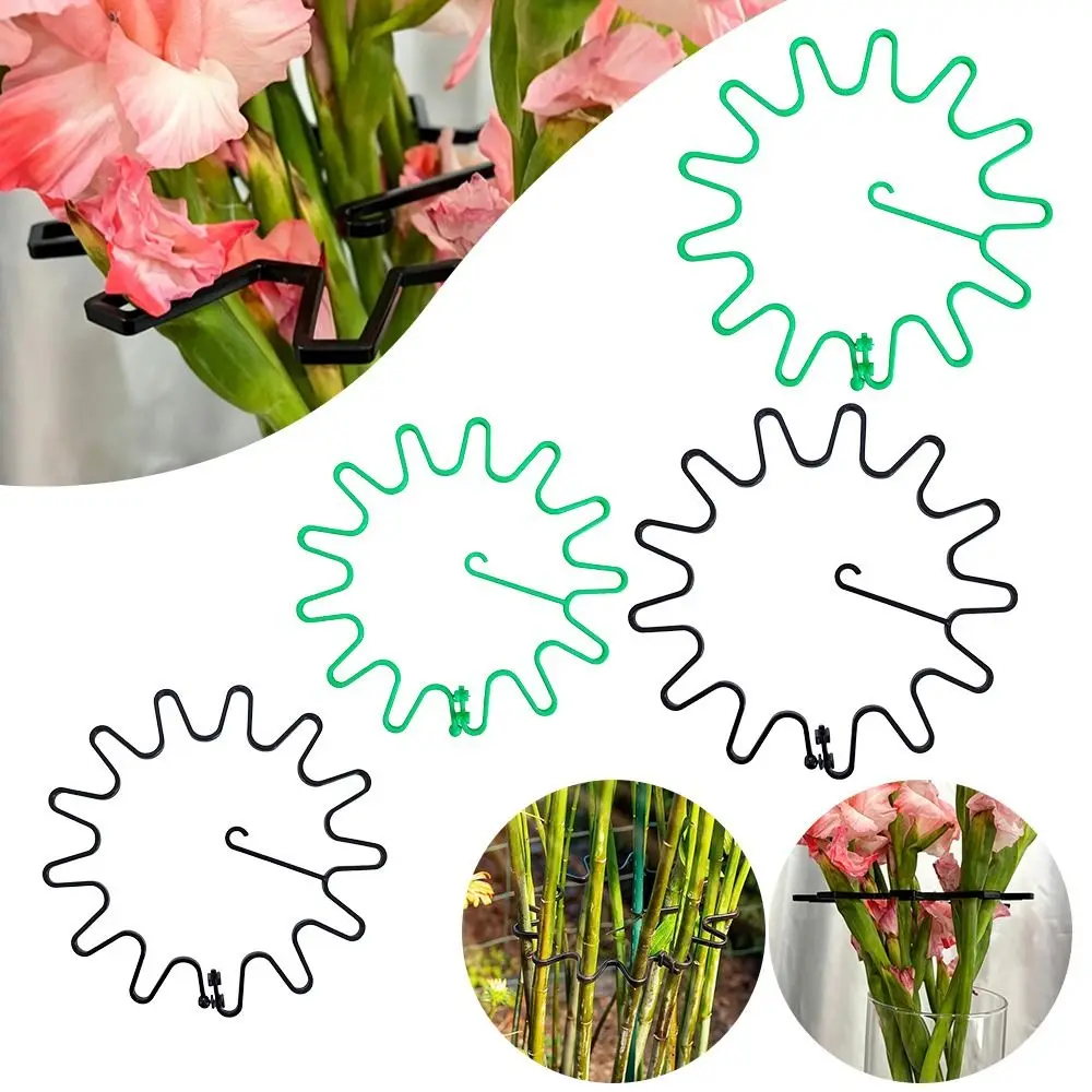 New Adjustable Plant Stem Support ABS Round/Square Vine Branch Hooks Garden Plant Trellis