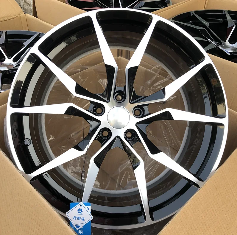 DIY Passenger Car Alloy Wheel Rims 18 19 Inch 5*108 For Ford Jaguar Lincoln Volvo Black wheels rims for sale