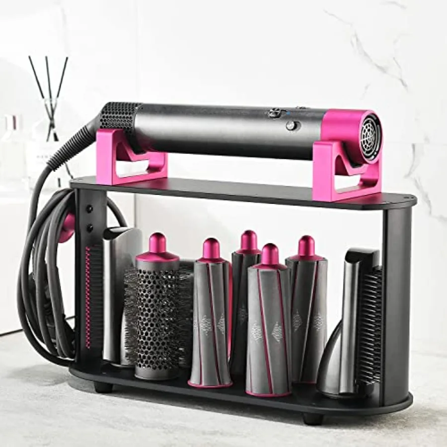 

Storage Holder Compatible for Dyson Airwrap Styler 8-Holes Countertop Bracket Organizer Stand Storage Rack for Hair Curling Iro