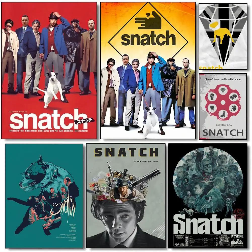 S-Snatch Poster Classic Poster HD Wall Art Aesthetic Home Decor for Living Room Bedroom Café Office Stylish Gift