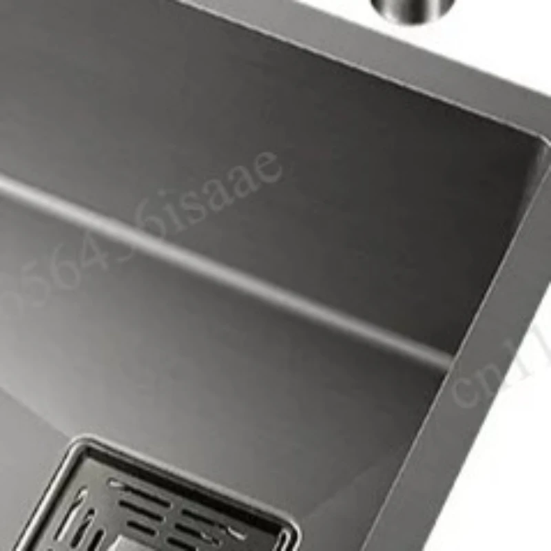 Large Single Bowl Embedded Stainless Steel Kitchen Sink