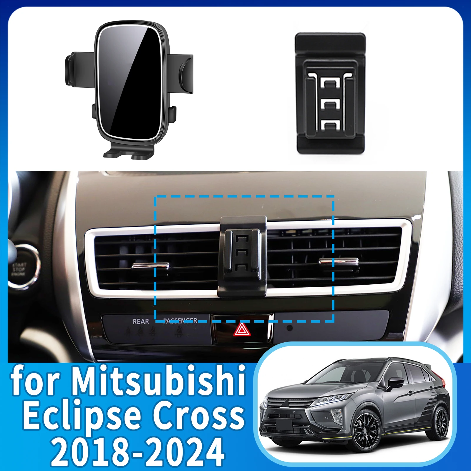 

fit for Mitsubishi Eclipse Cross 2018 2019-2024 Phone Holder, Dashboard Screen Mount Bracket Easy Installation​​ Car accessoires