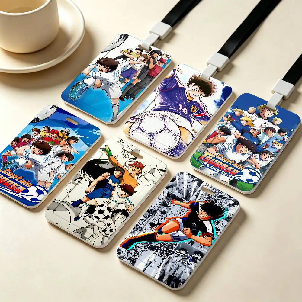 Anime C-Captain T-Tsubasa NFC Contactless Sliding Card Sleeve For Student Cards, Bus Cards, ID Cards, And Work Permits