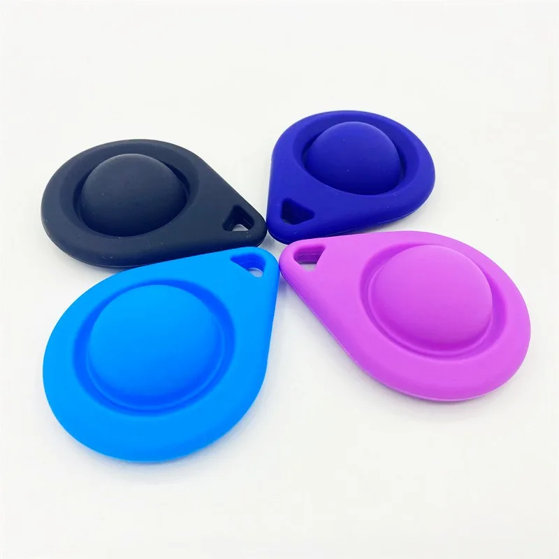 Soft Baby Silicone Teether Sensory Chewing Necklace Newborn Teething Toy Nursing Teether for Autism ADHD Gum Pain Relief