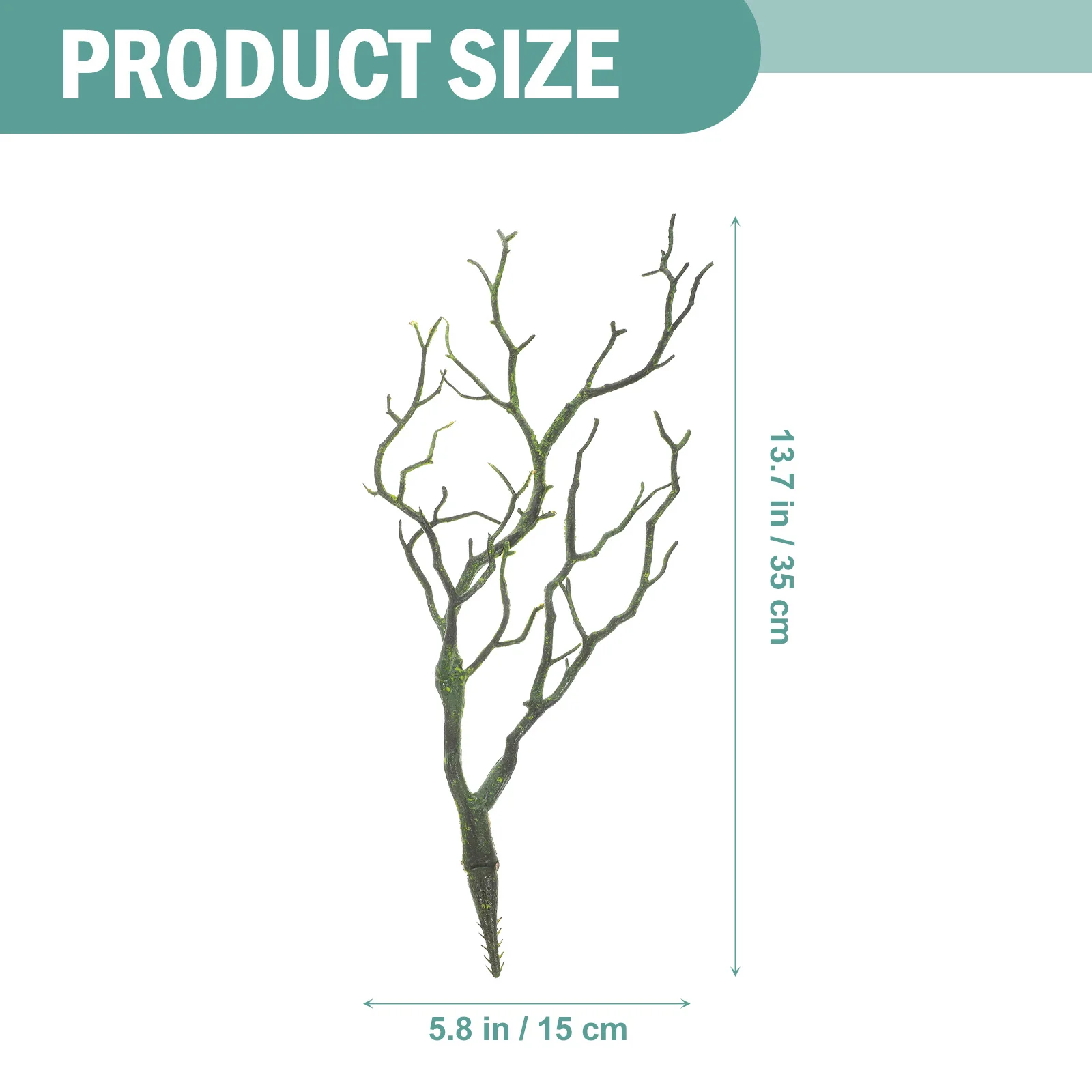 

6Pcs Fake Dried Branch Decors Lifelike Artificial Stem Decors for Halloween Christmas Gift Vase Filling Branches