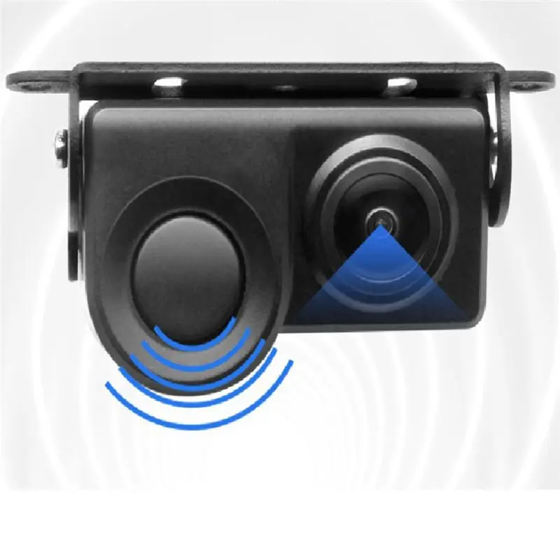 Leading-Edge-Radar Detector Sensor Audible Alarm Parking Assist System Sensor HD Wide Anglereversing Rearview Camera For Night V