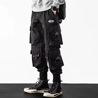 Ropa de calle de moda, pantalones de seda de hielo de secado rápido, pantalones Cargo clásicos para hombre, pantalones casuales versátiles de pierna recta de nuevo estilo fino de verano para hombre