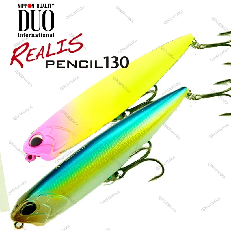 

Made In Japan DUO REALIS PENCIL130 130mm distance TROUT BASS Lure Fishing Saltwater Tungsten Twitch Jerk Retrieve walking baits