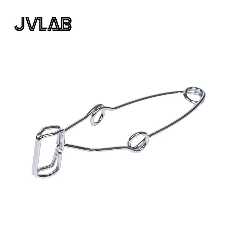 

Laboratory Stainless Steel Wire Test Tube Clamp Glassware Clamp Glass Tube Clamp Multipurpose Clamp 10 pcs