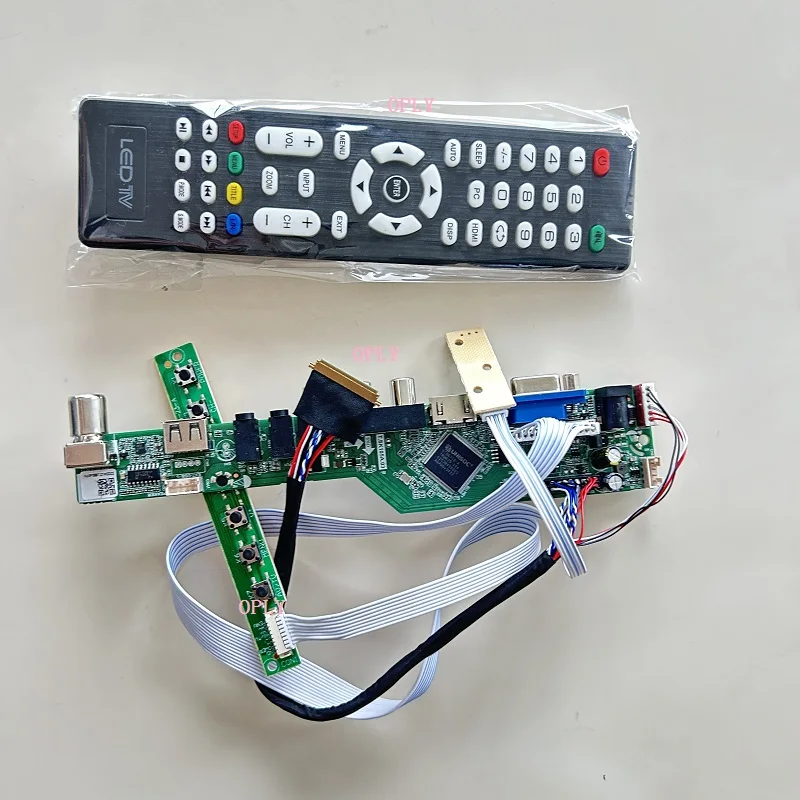 

Комплект платы контроллера телевизора для LTN170CT10 LTN170CT10-002 1920X1200 17 "HDMI-совместимый RF USB AV VGA аудио светодиодный экран
