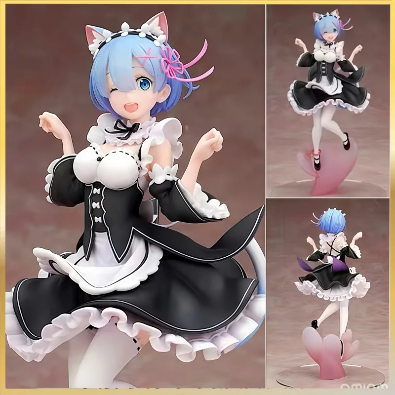 Re:Zero - Starting Life in Another World Rem Anime Figures Desktop Decorations Room Decorations Children'S Toys Birthday Gifts