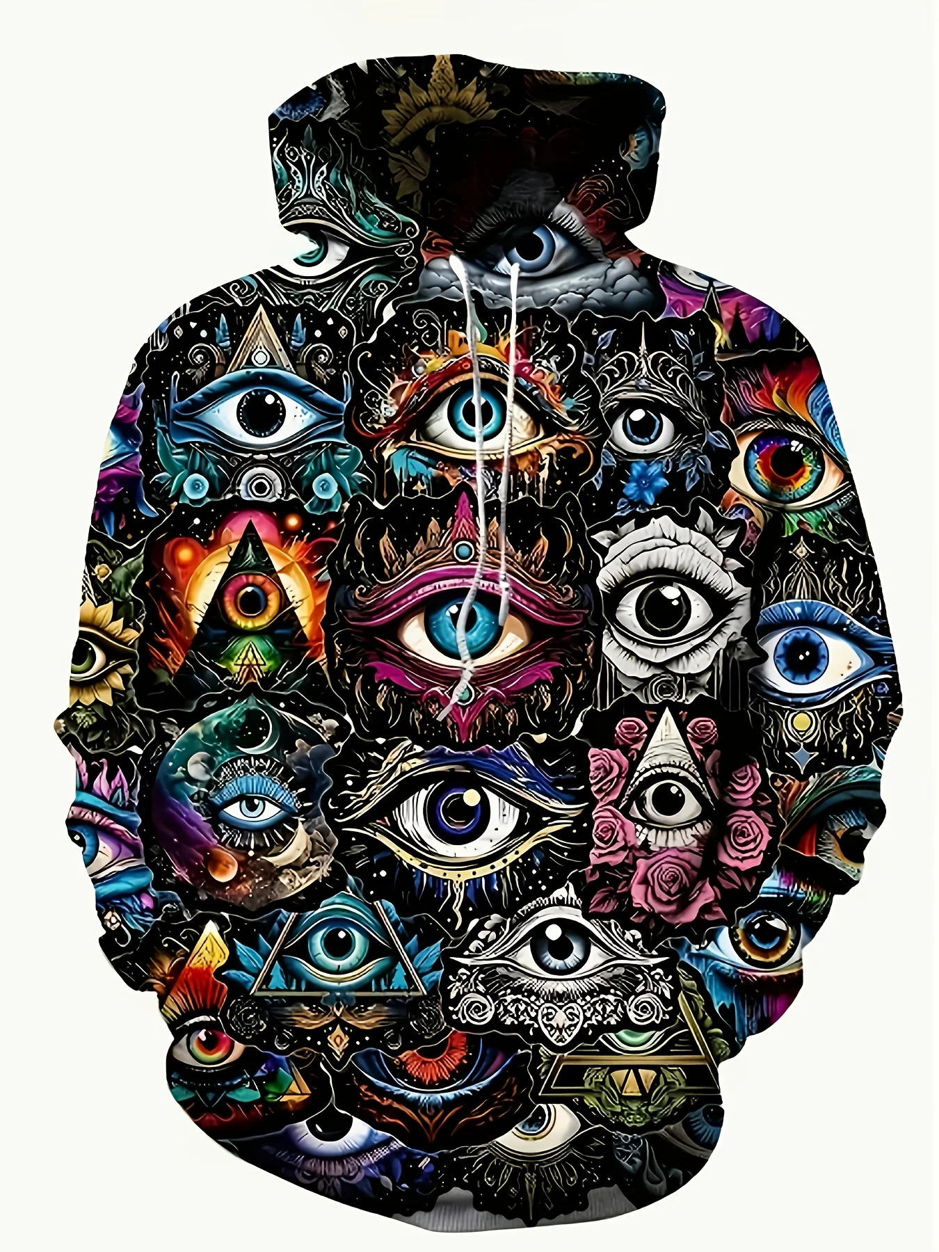 New model: men’s hooded long-sleeve loose-fitting casual printed basic sweatshirt. Perfect for young people in spring, summer, a