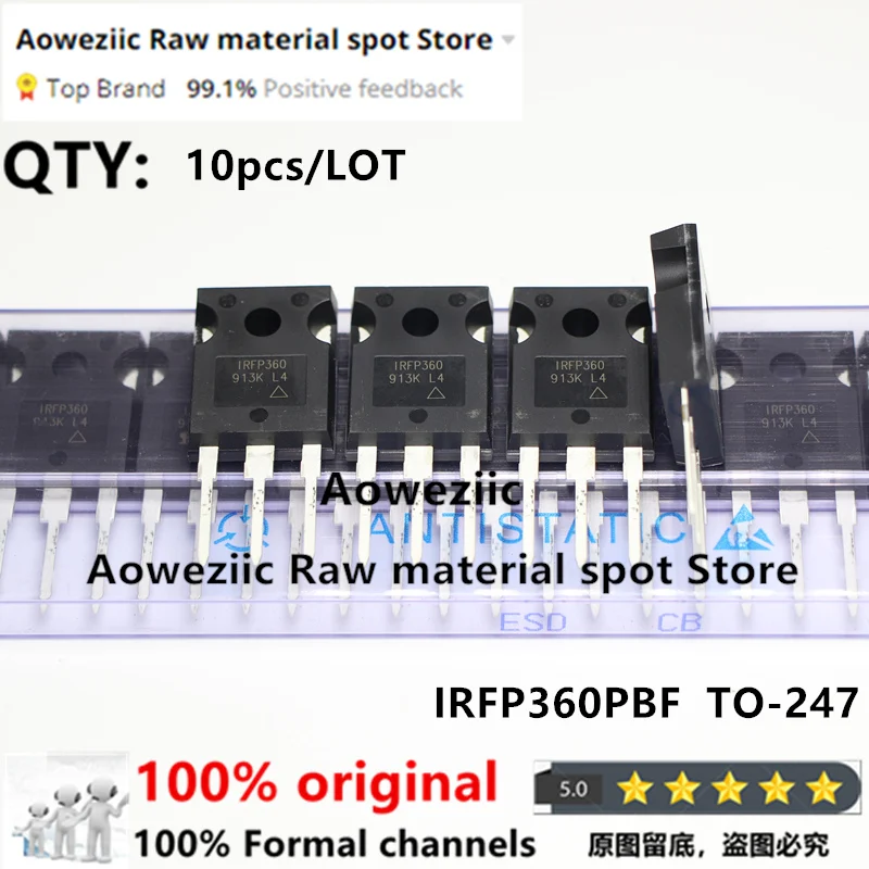 

Aoweziic 2019+ 100% New Imported Original IRFP360PBF IRFP360 TO-247 MOS FET 400V 23A