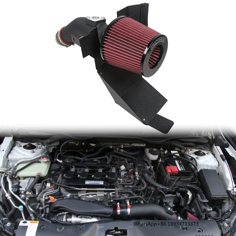 Kyostar Cold Air Intake System Filter Kit For Honda Civic 10th Gen 1.5t I4 Turbo 2016-2021 Non Si