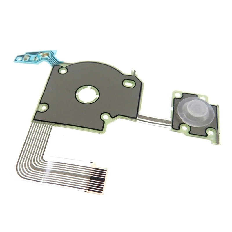 Nuovo Set di cavi flessibili per pulsante tastiera a nastro sinistro d-pad con gomma per PSP3000 PSP 3000 095