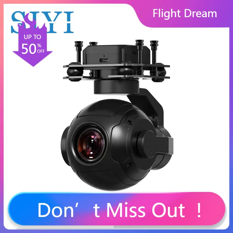 NYSIYI ZR10 2K 4MP QHD 30X Hybrid 10X Optical Zoom Gimbal Camera 1/2.7