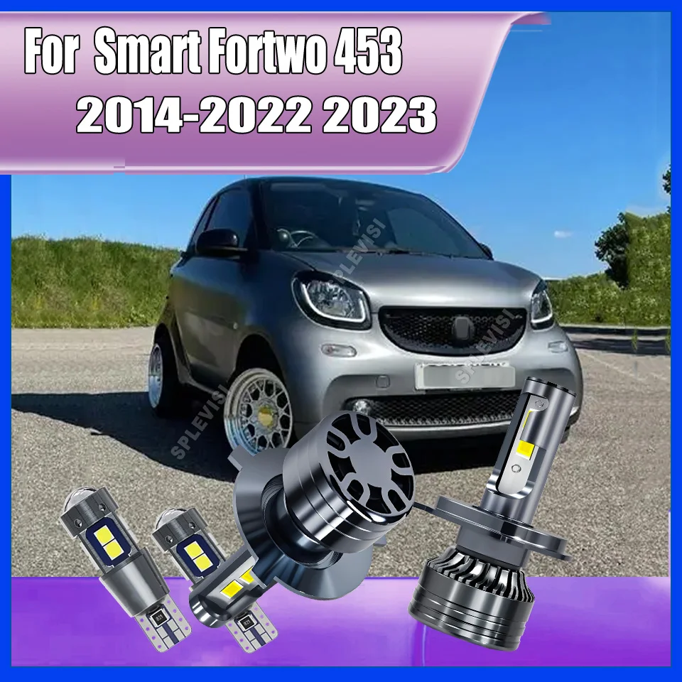 

Автомобильные фары H4 светодиодные лампы 12 В 24 В 6000 К для Smart Fortwo 453 2014 2015 2016 2017 2018 2019 2020 2021 2022 2023