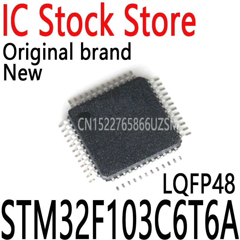 20PCS Encapsulation LQFP48 32-bit Microcontrollers MCU Microcontroller  STM32F103C6T6 STM32F103C6 STM32F103 QFP STM32F103C6T6A