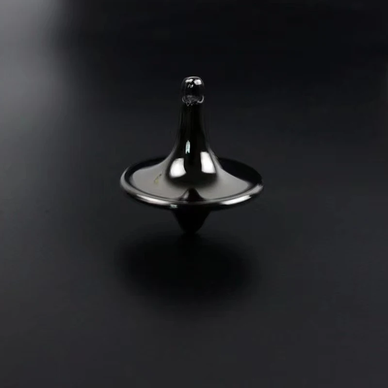 Hot Movie Totem Metal Gyro Silver Hand Spinning Top Fingertips Small Cyclone Gyroscope Antistress Fidget Toys For Children Gifts image 3