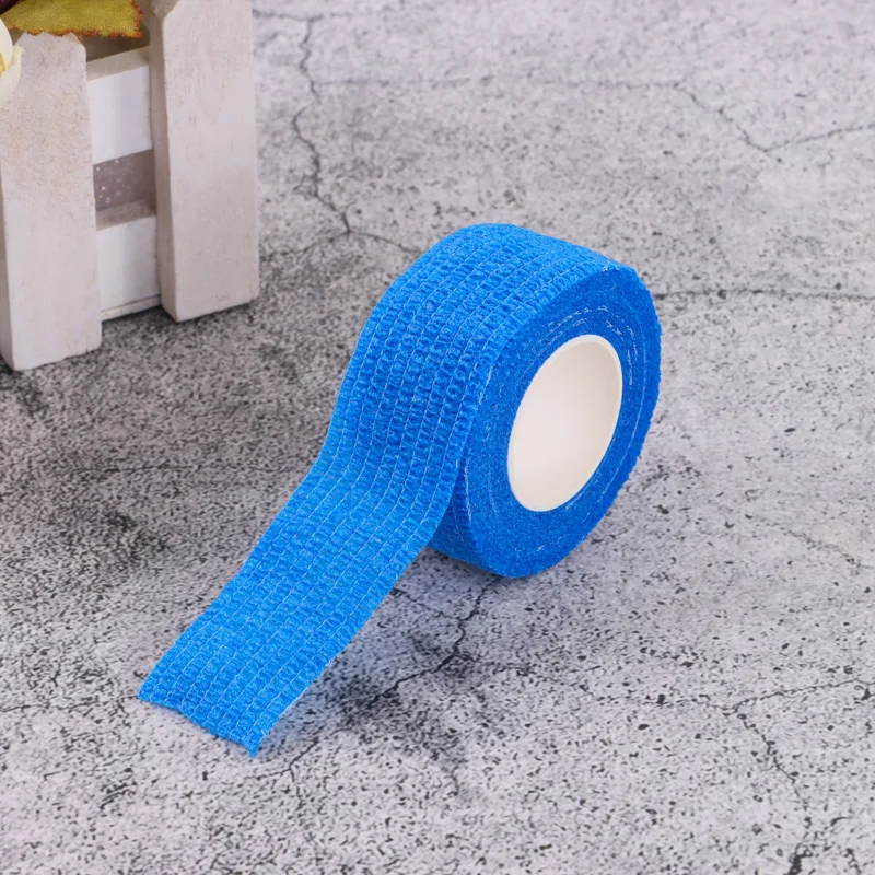 Bandage élastique jetable auto-adhésif 1 rouleau, bandages de sport médical pour pansement pour les blessures, bandages de premiers soins portables 2.5cm x 4m