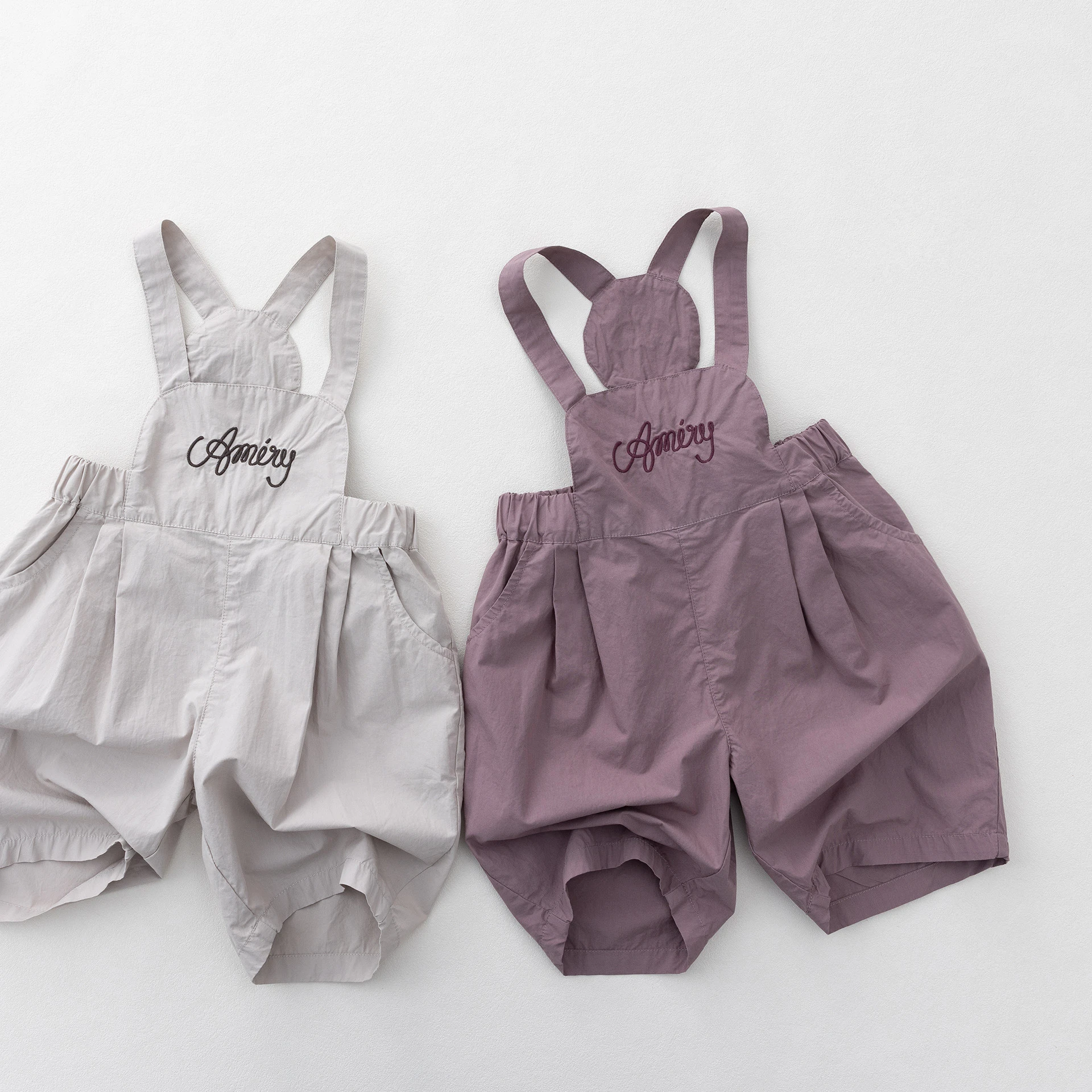 

2026 Summer New Children Loose Overalls Cute Boys Girls Casual Overalls Baby Strap Pants Kids Harem Pants Toddler Clothes