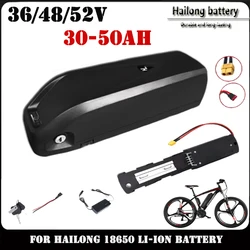 New Original 48V Battery 36V Hailong battery polyester DP-9, BMS 18650 cell, lithium-ion battery 36V 48V 52V 50AH battery pack