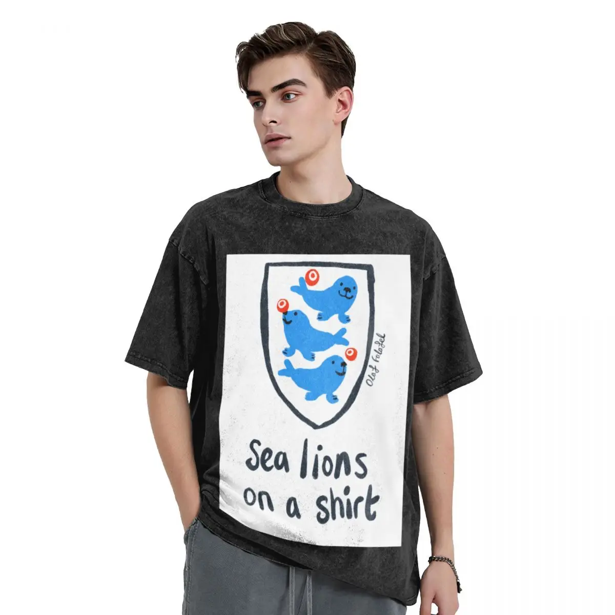 Sea lions on a shirt T-Shirt custom shirt custom t shirt oversized graphic tee sweat shirts, men