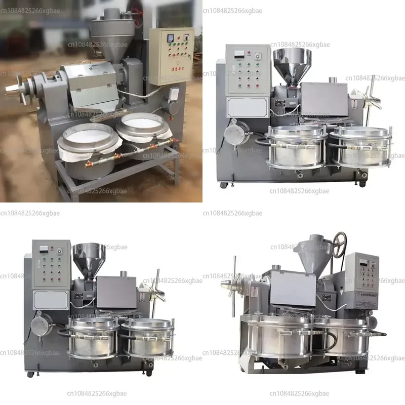 Spiral juicer mustard oil juicer peanut oil juicer automatic industrial hemp silver food industry offers great